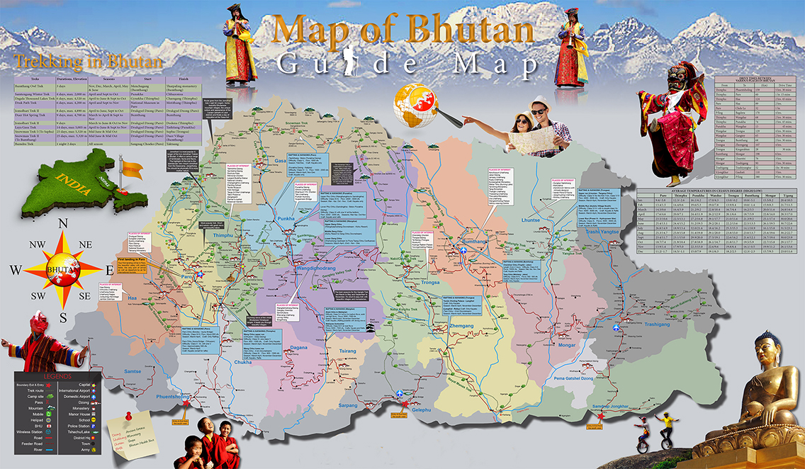 bhutan-map